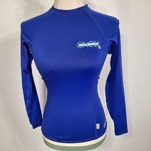 O'Neill Cobalt Blue Long Sleeve Rash Guard Shirt